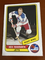1976 O-Pee-Chee OPC WHA #58 Heikki Riihiranta