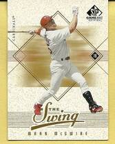 2001 SP Game Bat Edition In the Swing #IS14 Mark McGwire