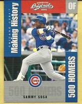 2002 Donruss Originals Making History #MH9 Sammy Sosa