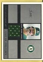 2003 Flair Greats Cut of History Game Used #7 Dennis Eckersley