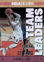 2017 Panini NBA Hoops Team Leaders #8 Damian Lillard