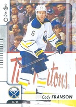 2017 Upper Deck O-Pee-Chee OPC #322 Cody Franson