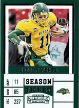 2017 Panini Contenders Draft Picks #19 Carson Wentz