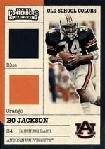 2017 Panini Contenders Draft Picks Old School Colors #19 Bo Jackson