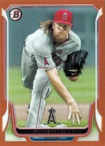 2014 Bowman Orange #161 Jered Weaver