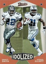 2017 Panini Classics Idolized #2 Emmitt Smith|Ezekiel Elliott