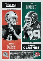 2017 Panini Classics Classic Clashes #CC-DCEB Derek Carr|Eric Berry