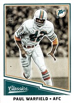 2017 Panini Classics Red Back #197 Paul Warfield