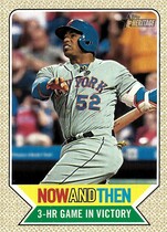 2017 Topps Heritage High Number Now and Then #NT-7 Yoenis Cespedes