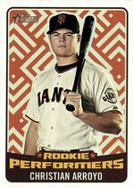 2017 Topps Heritage High Number Rookie Performers #RP-CA Christian Arroyo