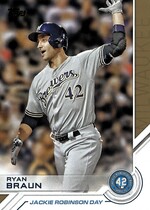2017 Topps Jackie Robinson Day #JRD-24 Ryan Braun