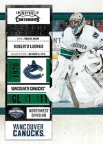 2010 Playoff Contenders #39 Roberto Luongo