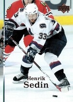 2007 Upper Deck Base Set Series 1 #37 Henrik Sedin