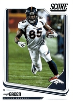 2018 Score Base Set #101 Virgil Green