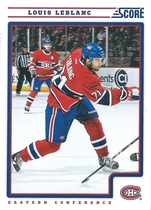 2012 Score Base Set #260 Louis Leblanc