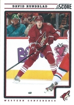 2012 Score Base Set #363 David Rundblad