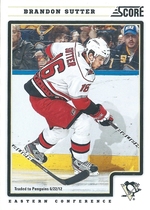 2012 Score Base Set #373 Brandon Sutter