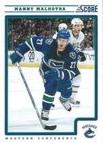 2012 Score Base Set #452 Manny Malhotra