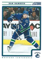 2012 Score Base Set #457 Dan Hamhuis
