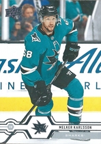 2019 Upper Deck Base Set Series 2 #416 Melker Karlsson