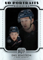 2019 Upper Deck Portraits Series 2 #P-54 Emil Bemstrom