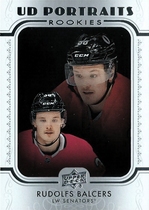 2019 Upper Deck Portraits Series 2 #P-58 Rudolfs Balcers