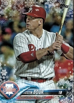 2018 Topps Holiday #HMW117 Justin Bour