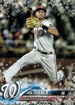 2018 Topps Holiday #HMW186 Trea Turner