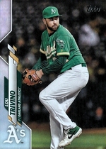 2020 Topps Rainbow Foil Series 2 #587 Lou Trivino