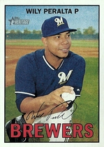 2016 Topps Heritage #13 Wily Peralta