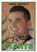 2016 Topps Heritage #95 Chris Heston
