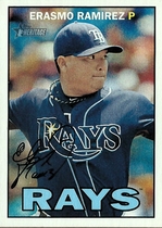2016 Topps Heritage #197 Erasmo Ramirez