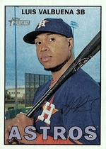 2016 Topps Heritage #201 Luis Valbuena