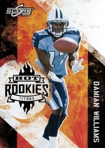 2010 Score Hot Rookies #12 Damian Williams