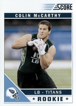 2011 Score Base Set #321 Colin Mccarthy