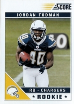 2011 Score Base Set #350 Jordan Todman