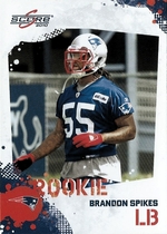 2010 Score Base Set #313 Brandon Spikes