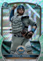 2023 Bowman Chrome Prospects Lunar Glow Refractor #BCP-102 Vincent Perozo