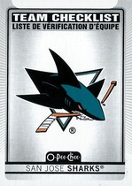 2021 Upper Deck O-Pee-Chee OPC #574 San Jose Sharks