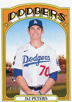 2021 Topps Heritage High Number #532 Dj Peters