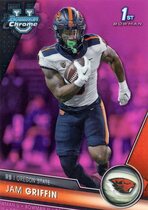 2023 Bowman Chrome University Pink Refractor #172 Jam Griffin