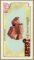 2023 Topps Allen & Ginter Mini Save Room for Dessert #SRFD-5 Brownies
