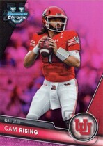 2023 Bowman Chrome University Pink Refractor #198 Cam Rising