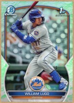 2023 Bowman Chrome Prospects Lunar Glow Refractor #BCP-141 William Lugo