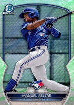 2023 Bowman Chrome Prospects Lunar Glow Refractor #BCP-79 Manuel Beltre