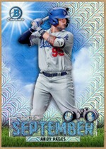 2023 Bowman Chrome Mega Box Sights on September #SOS-5 Andy Pages