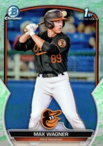 2023 Bowman Chrome Prospects Lunar Glow Refractor #BCP-8 Max Wagner