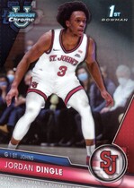 2023 Bowman Chrome University #35 Jordan Dingle