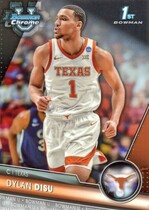 2023 Bowman Chrome University #80 Dylan Disu