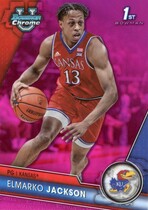 2023 Bowman Chrome University Pink Refractor #41 Elmarko Jackson